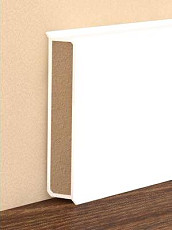 Плинтус Плинтус Dollken Cubu Flex Life 80 1132 white (RAL 9010) фото 1 | FLOORDEALER